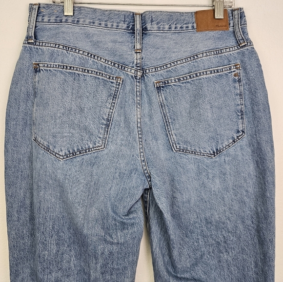 Madewell The Slouchy Boyjean High Rise Relaxed Jeans Rubyvale Wash Sz 32 EUC - Picture 8 of 12